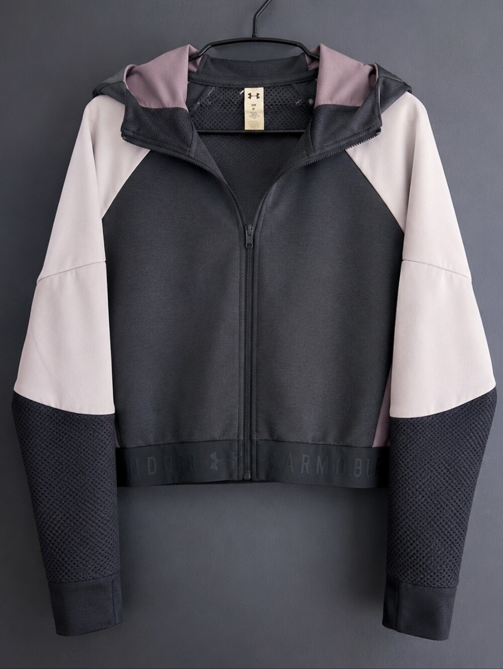 Under Armour Unstoppable Move full zip crop jacket size small Petite